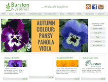 Tablet Screenshot of burston-nurseries.co.uk